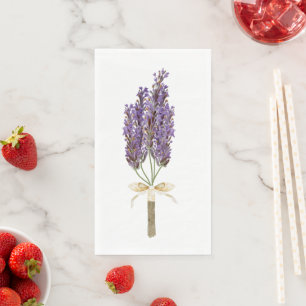Boho Bouqet of Lavender  Napkin