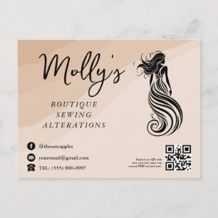 Boho Boutique / Clothing Marketing Postcard