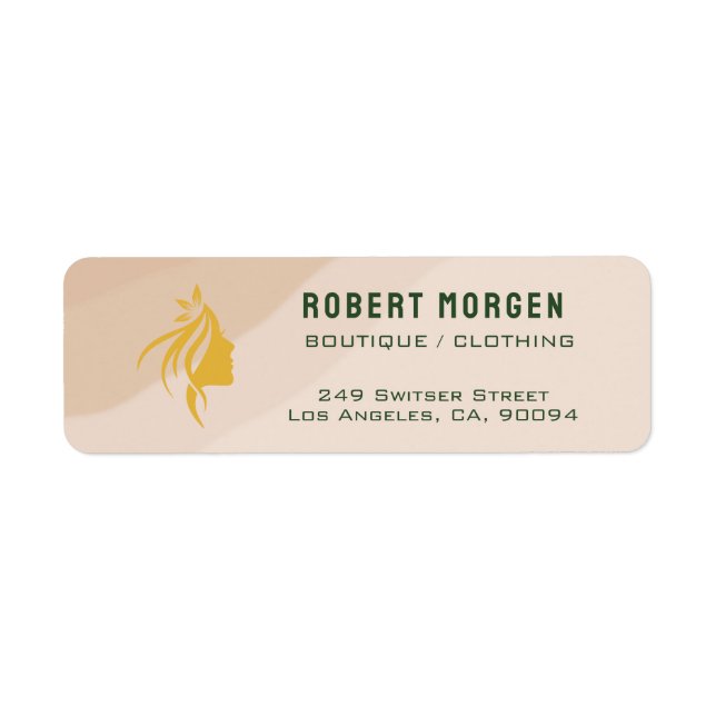 Boho Boutique / Clothing Return Address Label  (Front)
