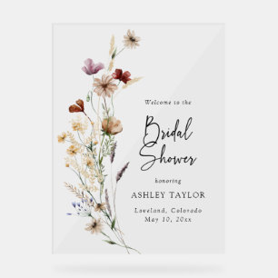 Boho Bridal Shower Acrylic Sign