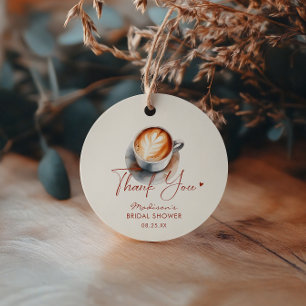 Boho Bridal Shower Coffee Thank You Favor Tags