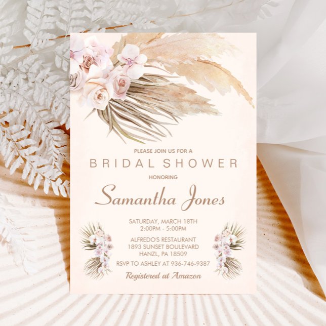 Boho Bridal Shower Invitation (Creator Uploaded)