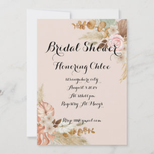 BOHO BRIDAL SHOWER INVITATION