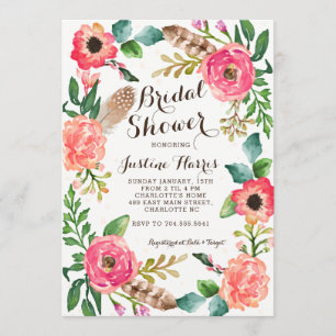 Boho Bridal Shower Invitation