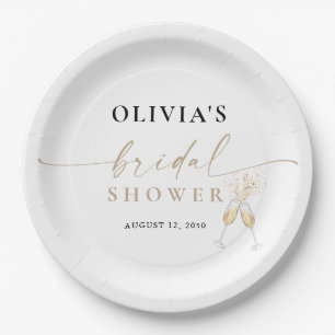 Boho Bridal Shower Paper Plate