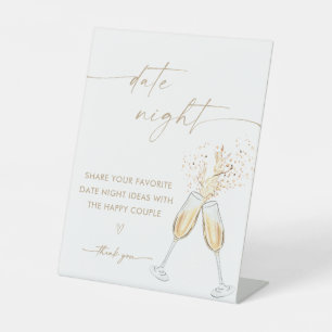 Boho Bridal Shower Recipe Card Sign