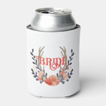 Boho Bride Can Cooler