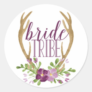 Boho Bride Tribe Stickers