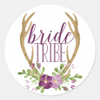 Boho Bride Tribe Stickers