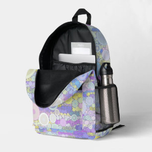 Boho Bubbles  Printed Backpack