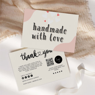  Boho Business Thank You Card