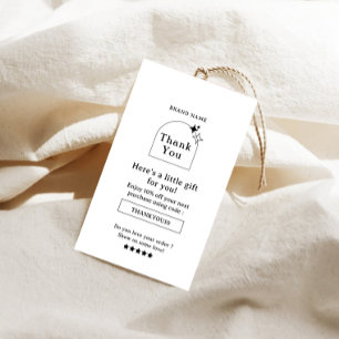 Boho Business Thank You Hang Tag