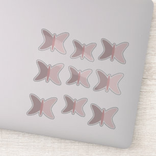 Boho Butterflies Pink Earthy Tones