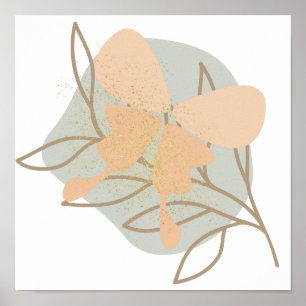 Boho butterfly, poster