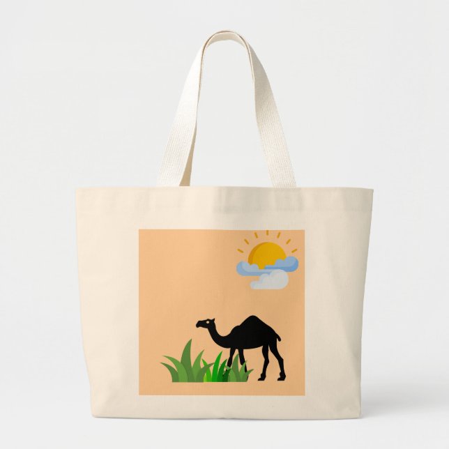 Boho Camel Tote Bag (Front)