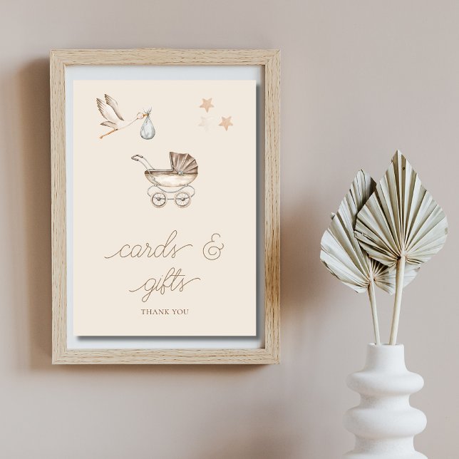 Boho Cards Gifts Gender Neutral Baby Shower Sign (Creator Uploaded)