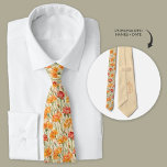 Boho Carnation Wedding Neck Tie<br><div class="desc">Imagine a warm spring or summer day, the soft breeze carrying the delicate scent of blooming flowers as you and your loved ones gather to celebrate your union in a picturesque outdoor setting. The "Boho Carnation Wedding Neck Tie" embodies this enchanting moment, seamlessly blending the spirit of a flower garden...</div>