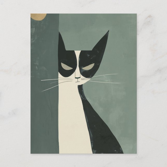 Boho Cat Postcard (Front)