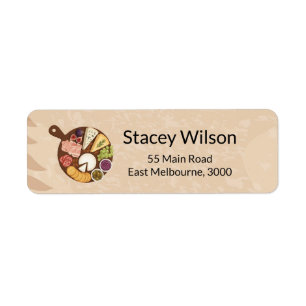 Boho Catering Return Address Label