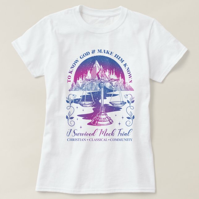 Boho CC Tutor To Know God and Make Him Known T-Shirt (Design Front)