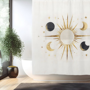 Boho Celestial Bliss Shower Curtain
