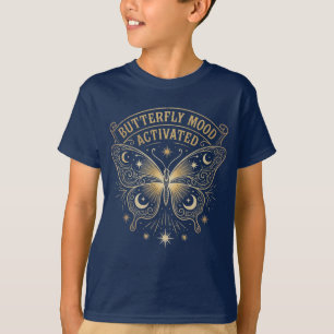 Boho Celestial Butterfly“Butterfly Mood Activated” T-Shirt