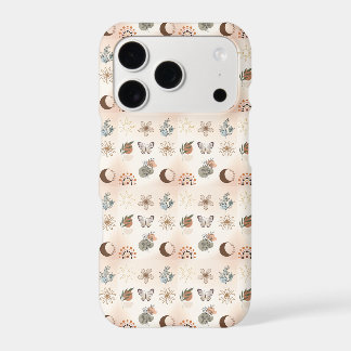 Boho Celestial Floral Pattern