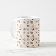 Boho Celestial Floral Pattern