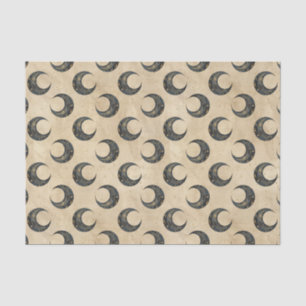 Boho Celestial Moon Gold Pattern Tissue Paper