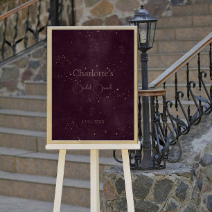 Boho Celestial Sun and Moon Bridal Brunch Sign