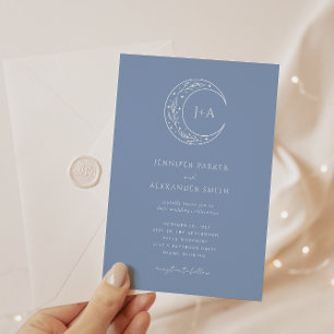 Boho Celestial Wedding Invitation