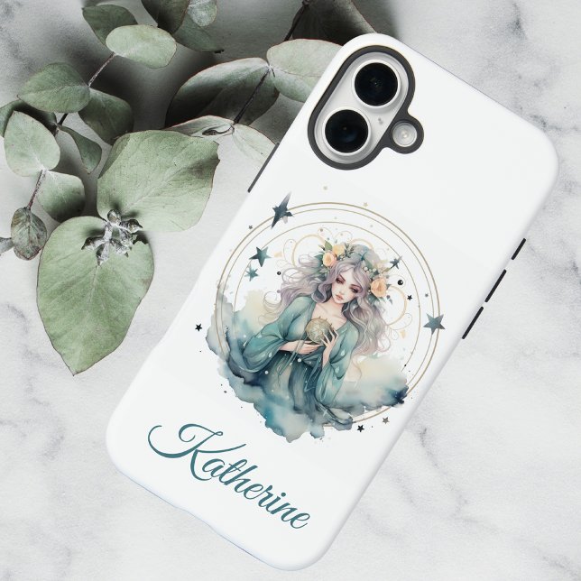 Boho Celestial Witchy Name Case-Mate iPhone Case (Creator Uploaded)