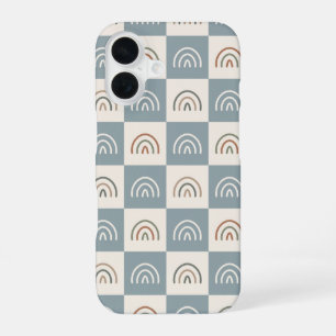 boho-chequered-rainbow-minimalist-pattern.jpg iPhone 16 case