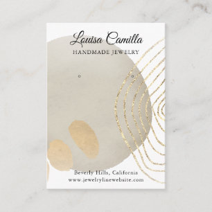 Boho Chic Abstract Earrings Display Card