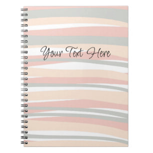 Boho Chic Abstract Lines Notebook