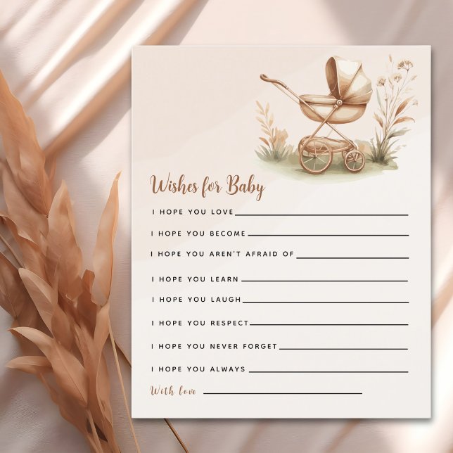 Boho Chic Baby Stroller Baby Shower (Creator Uploaded)