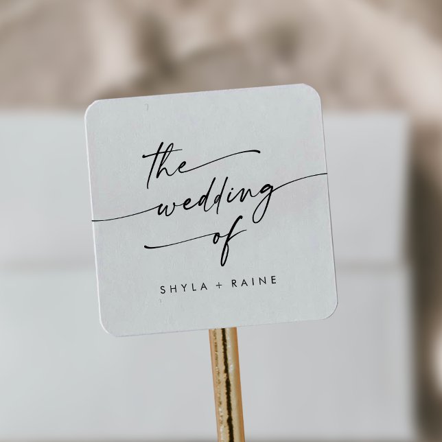 Boho Chic Black and White Wedding Envelope Seals (Creator Uploaded)