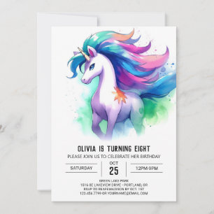 boho-chic Boho Digital Horse Birthday Invitation