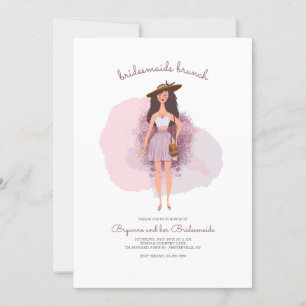 Boho Chic Bridesmaids Brunch Invitation