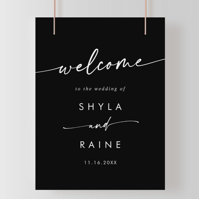 Boho Chic COLOR EDITABLE DIY Wedding Welcome Sign (Creator Uploaded)