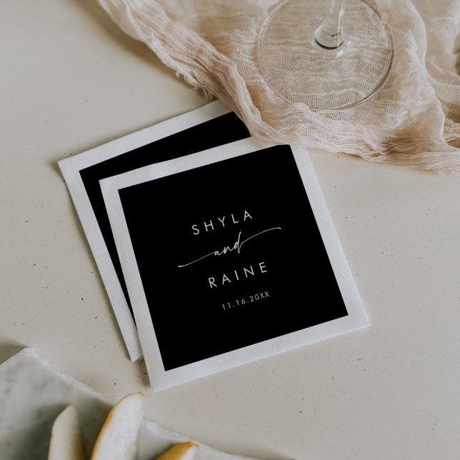 Boho Chic COLOR EDITABLE Monogram Wedding Napkins (Creator Uploaded)