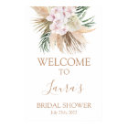 Boho chic Dried Palms Bridal Welcome sign