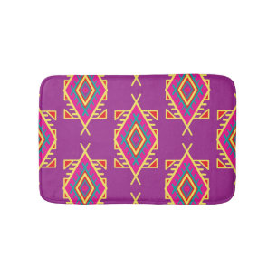 Boho Chic: Ethnic Seamless Ornament Bath Mat