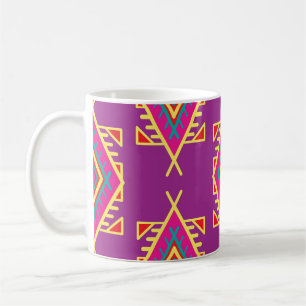 Boho Chic: Ethnic Seamless Ornament Coffee Mug
