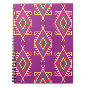Boho Chic: Ethnic Seamless Ornament Notebook