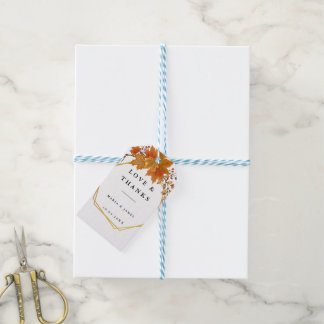 Boho Chic Fall Wedding Gift Tags