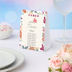 Boho Chic Floral Mid Century Retro Wedding