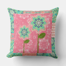 BOHO Chic Fun Whimsical Bright Cottage Mod Floral
