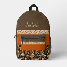 Boho-Chic Green & Orange Backpack