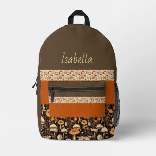 Boho-Chic Green & Orange Backpack
